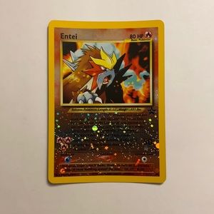 Entei 34 Reverse Holo Promo Pokémon Card (Rare)